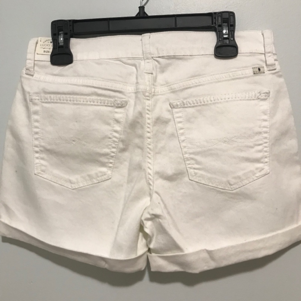 lucky brand roll up crafted emboidered shorts c3. - Picture 11 of 16